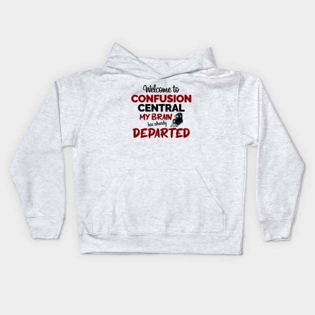 Confusion Central Kids Hoodie by JKP2 Art